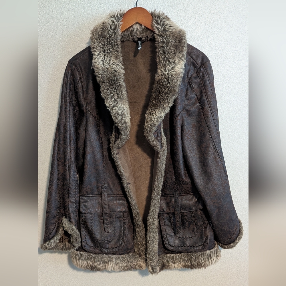 Vintage Fur 70s style Coat/Jacket – XXL — Cowgirl
